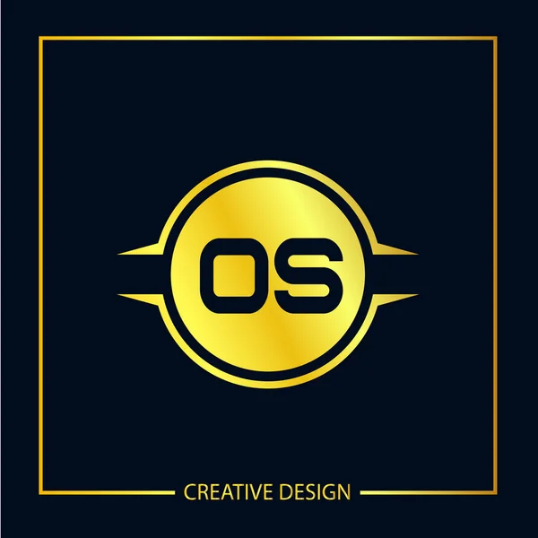 Begynnelsebokstav Logotyp Malldesign — Stock vektor