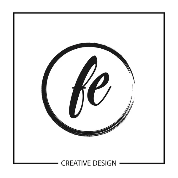 Modèle Lettre Initiale Logo Design — Image vectorielle