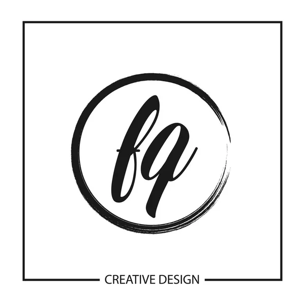 Modèle Lettre Initiale Logo Design — Image vectorielle