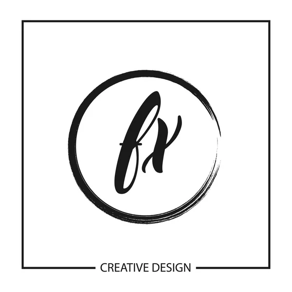 Modèle Lettre Initiale Logo Design — Image vectorielle