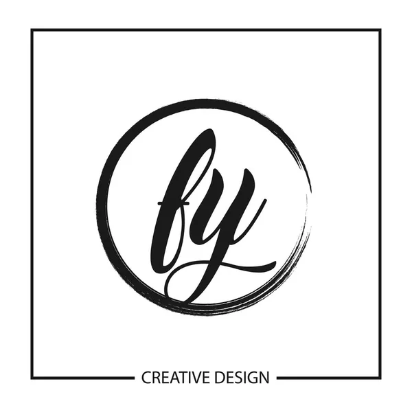 Lettre Initiale Logo Modèle Design — Image vectorielle
