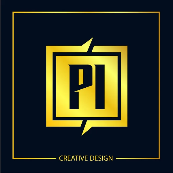Carta Inicial Plantilla Logotipo Diseño Vectores — Archivo Imágenes Vectoriales