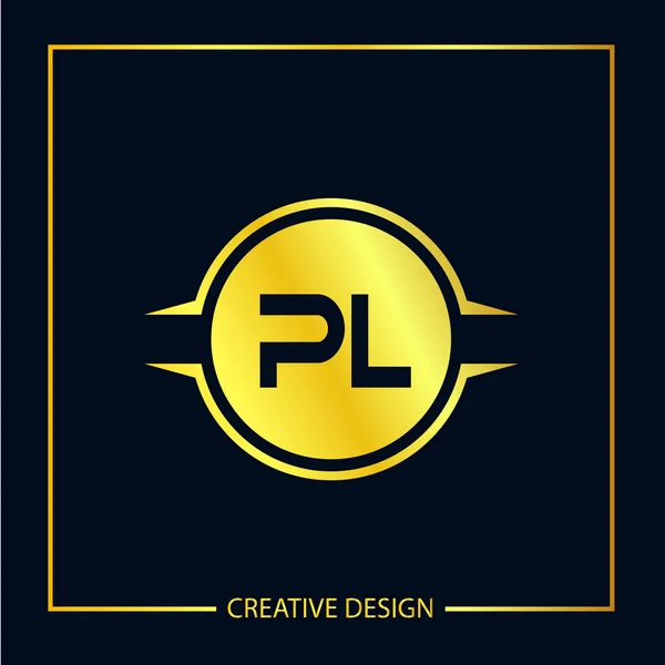 Mektup Logo Şablonu Vektör Tasarımı — Stok Vektör