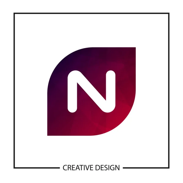 Počáteční Písmeno Logo Šablona Vektorový Design — Stockový vektor