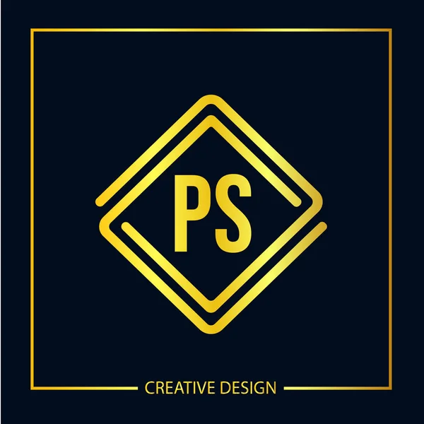 Αρχικό Γράμμα Λογότυπο Του Σχεδιασμού Πρότυπο Διάνυσμα — Διανυσματικό Αρχείο