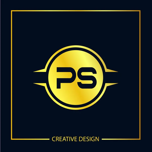 Počáteční Písmeno Logo Šablona Vektorový Design — Stockový vektor