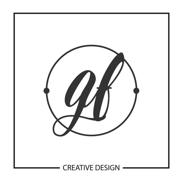 Lettre Initiale Modèle Logo Design — Image vectorielle