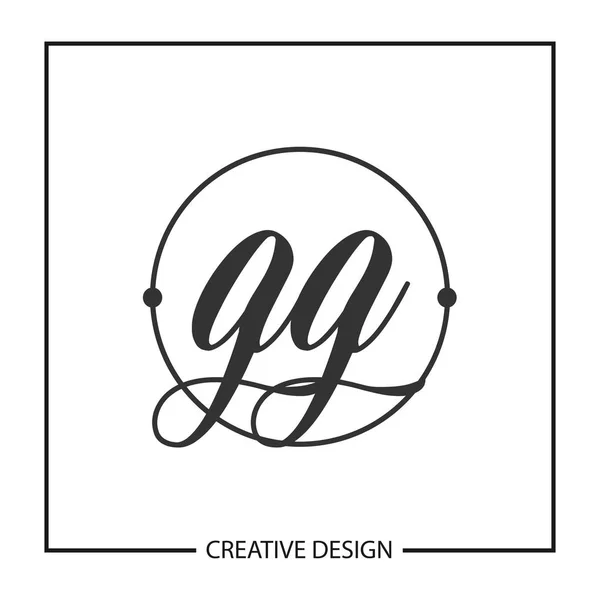Початкова Літера Дизайн Шаблону Логотипу — стоковий вектор