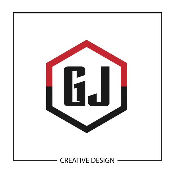 Lettre Initiale Modèle Logo Design — Image vectorielle