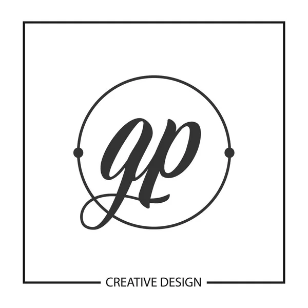 Σχεδιασμός Πρότυπου Λογότυπου Αρχική Επιστολή — Διανυσματικό Αρχείο