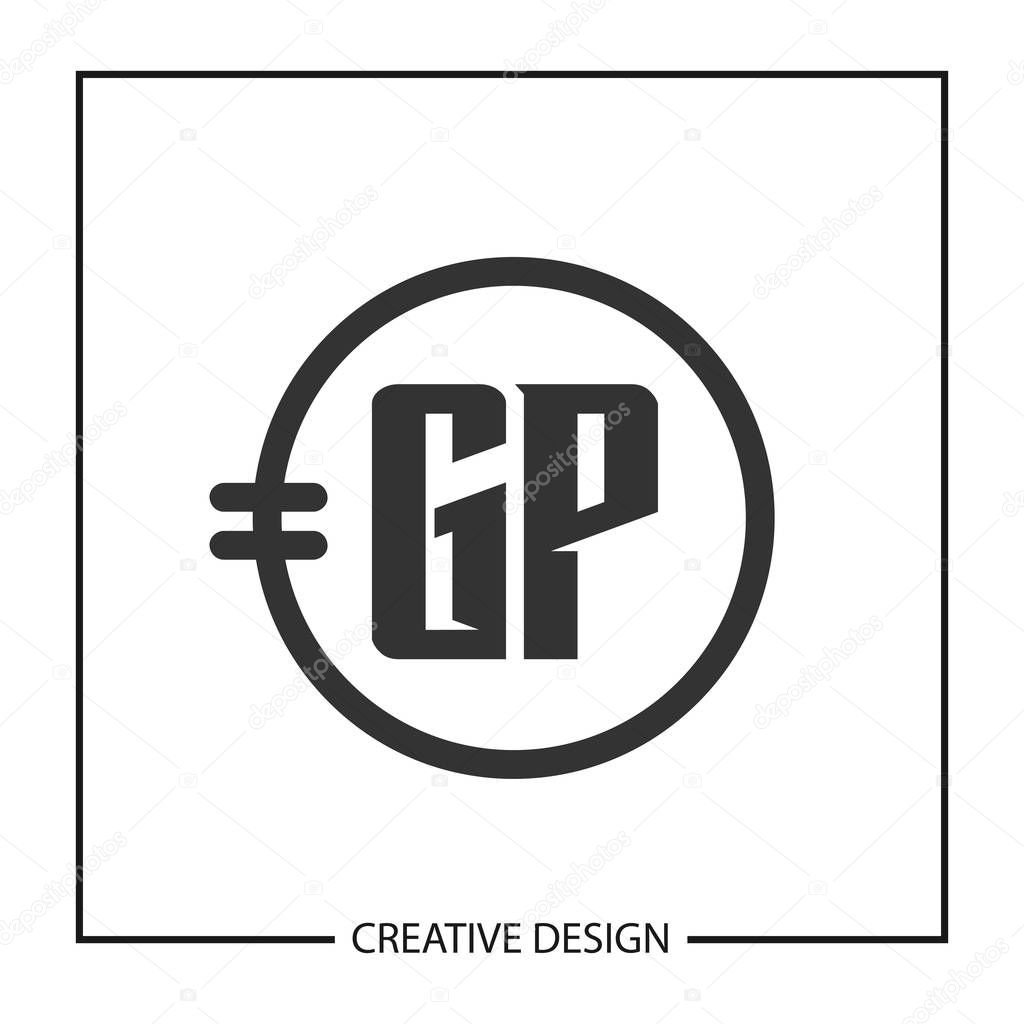 Initial Letter GP Logo Template Design