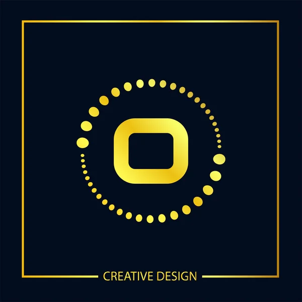 Harf Logo Şablonu Vektör Tasarımı — Stok Vektör