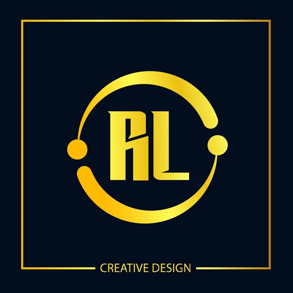 Letra Inicial Logo Template Design — Archivo Imágenes Vectoriales