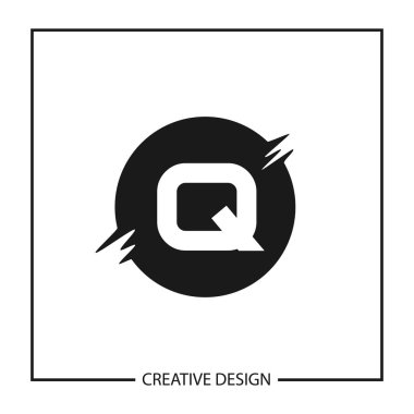 İlk harf Q Logo şablonu vektör tasarımı