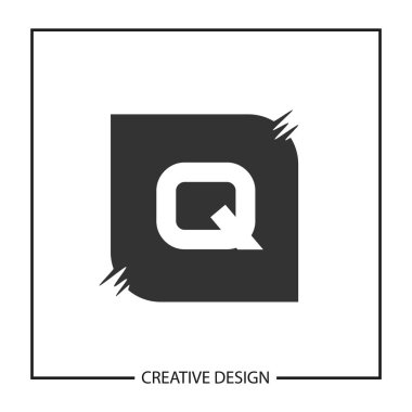 İlk harf Q Logo şablonu vektör tasarımı