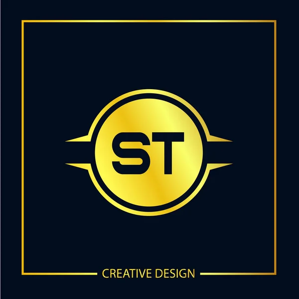 Begynnelsebokstav Logo Mall Vektor Design — Stock vektor