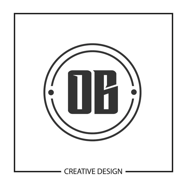 První Dopis Logo Šablona Design — Stockový vektor