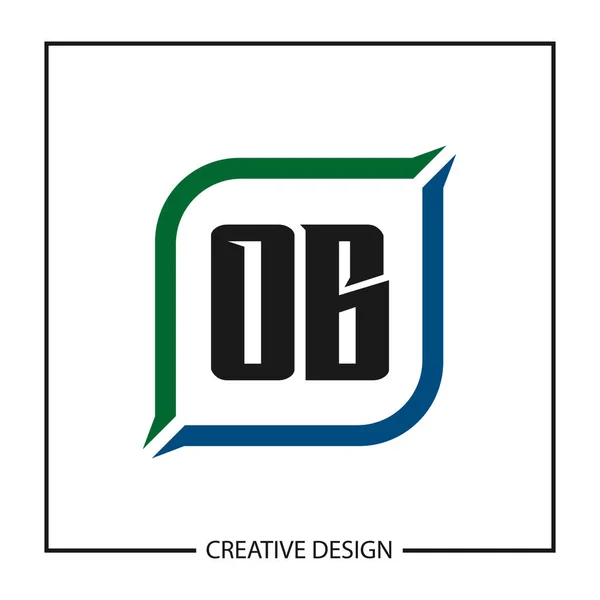 Initiale Brief Logo Vorlage Design — Stockvektor