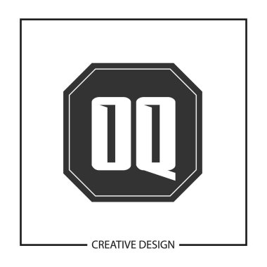 İlk Oq harf Logo tasarım şablonu