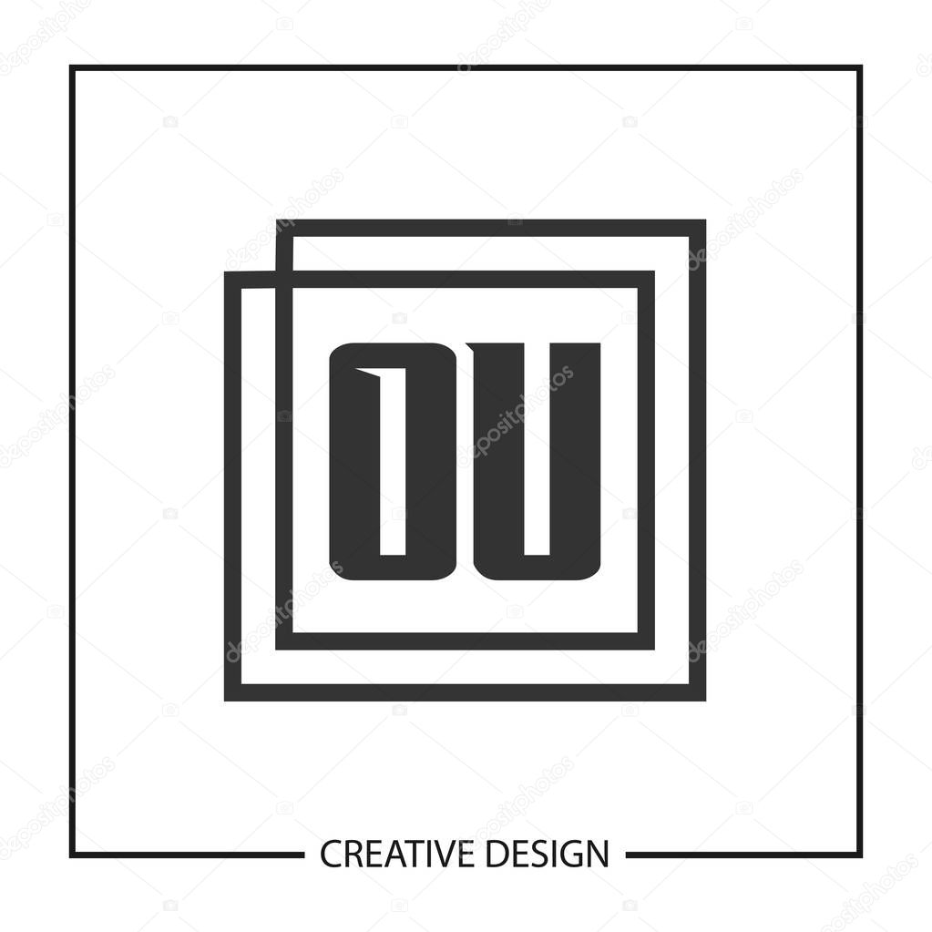 Initial Ou Letter Logo Template Design Premium Vector In Adobe Illustrator Ai Ai Format Encapsulated Postscript Eps Eps Format