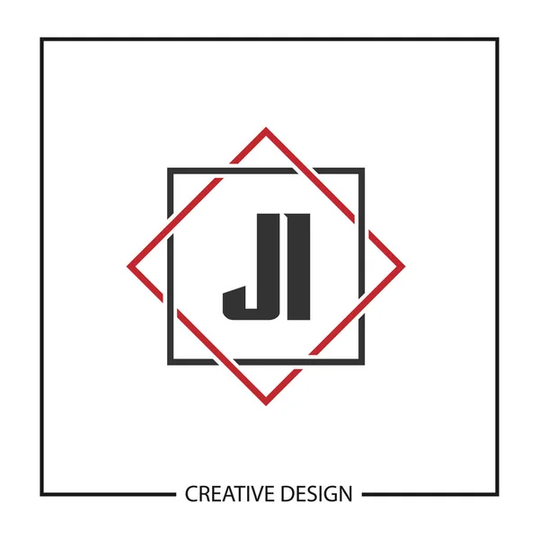 Conception Initiale Modèle Logo Lettre — Image vectorielle