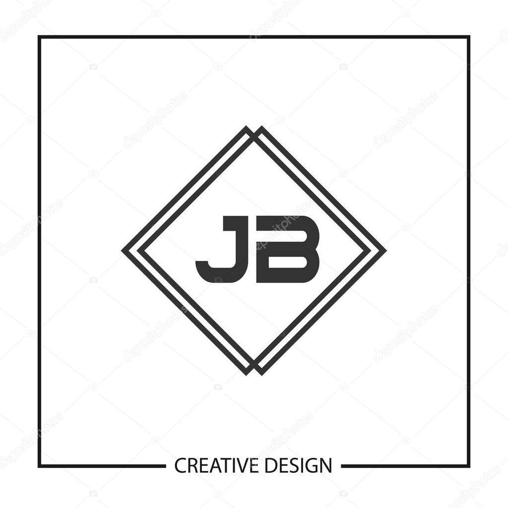 Initial JB Letter Logo Template Design