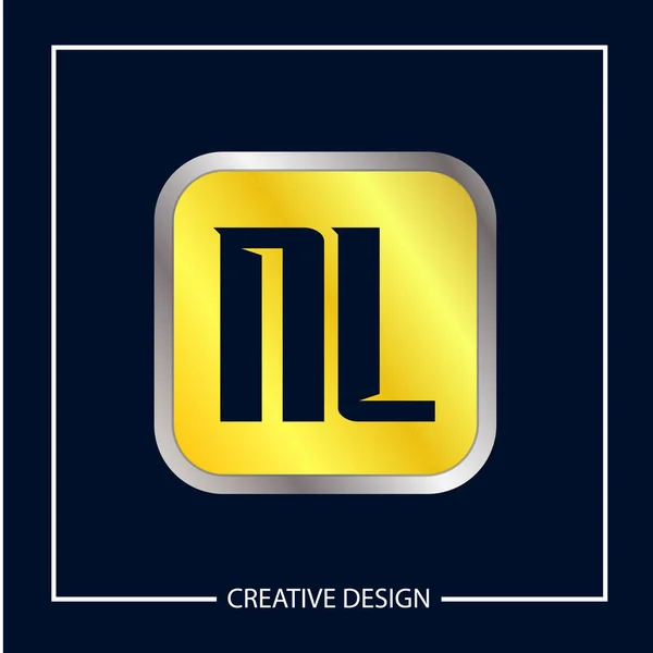Modèle Initial Logo Lettre — Image vectorielle