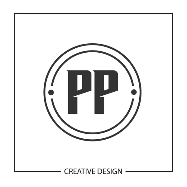 Diseño Inicial Plantilla Del Logotipo Letra — Archivo Imágenes Vectoriales