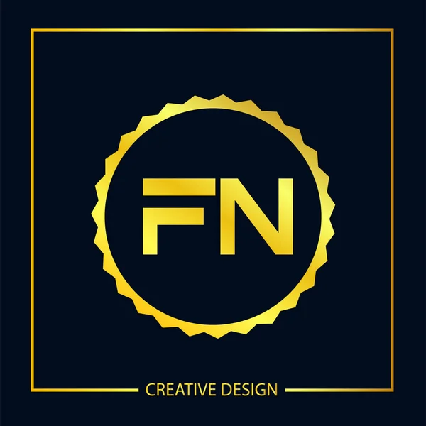 Αρχικό Γράμμα Πρότυπο Λογότυπο Του Σχεδιασμού — Διανυσματικό Αρχείο