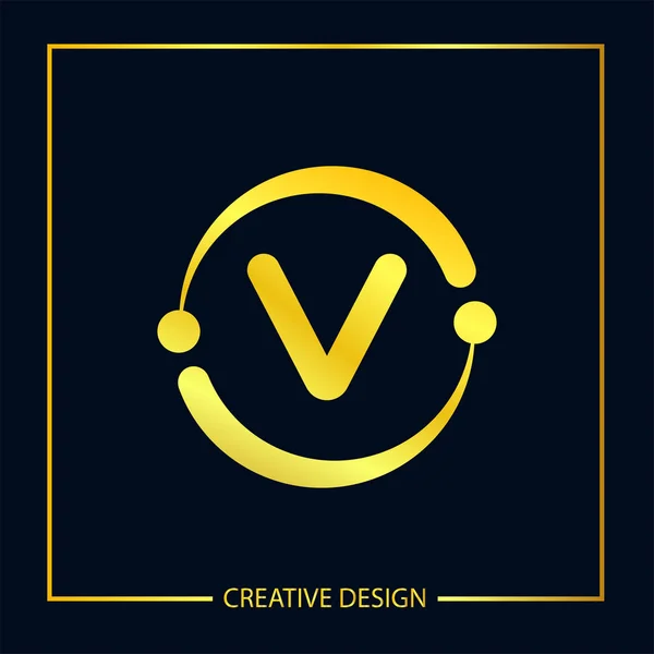 Carta Inicial Logo Template Vector Design —  Vetores de Stock