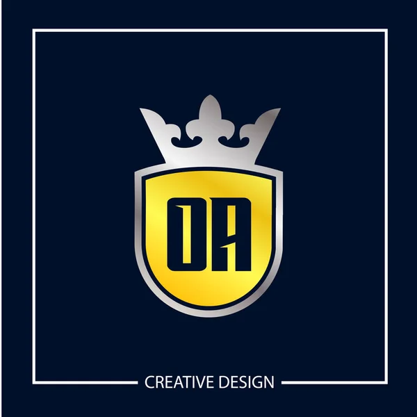 Oorspronkelijke Brief Logo Model Ontwerp — Stockvector