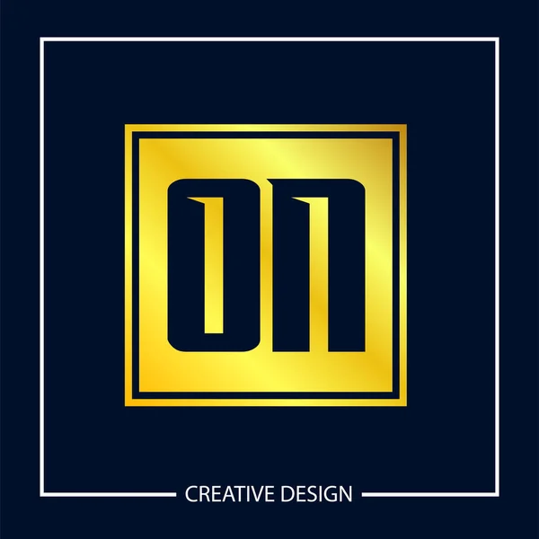 Lettre Initiale Sur Conception Modèle Logo — Image vectorielle