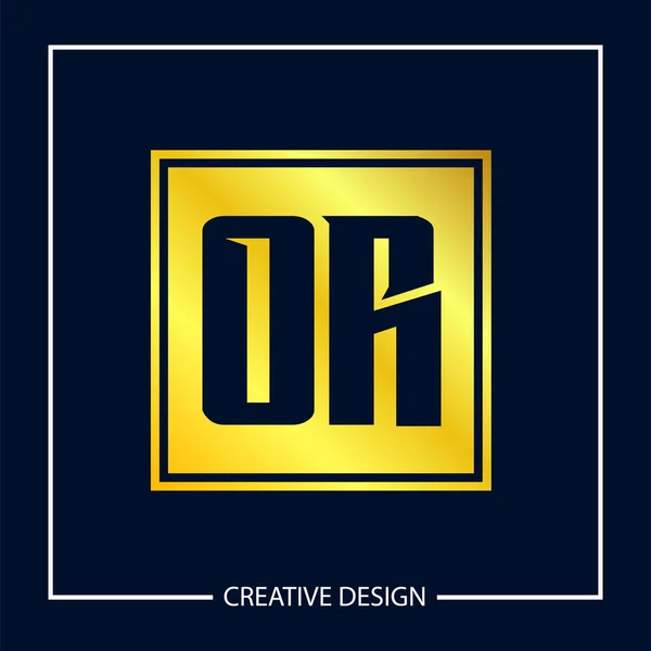 Design Von Anfangsbuchstaben Oder Logo Vorlagen — Stockvektor