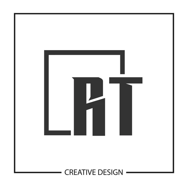 Carta Inicial Logo Plantilla Diseño — Archivo Imágenes Vectoriales