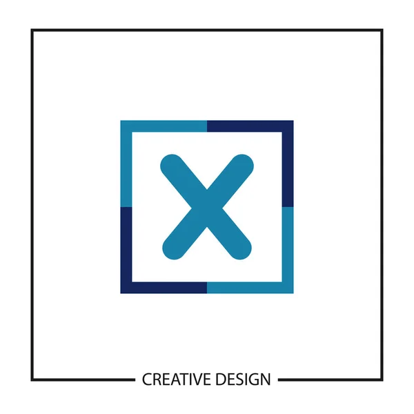 Carta Inicial Logo Template Vector Design — Vetor de Stock