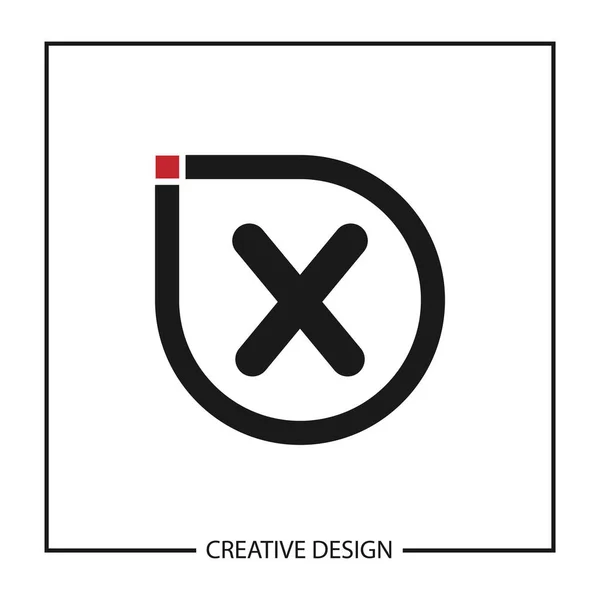 Векторный Дизайн Логотипа Начального Буквы — стоковый вектор