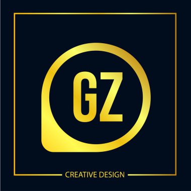 İlk Harf GA Logo Şablonu Tasarımı