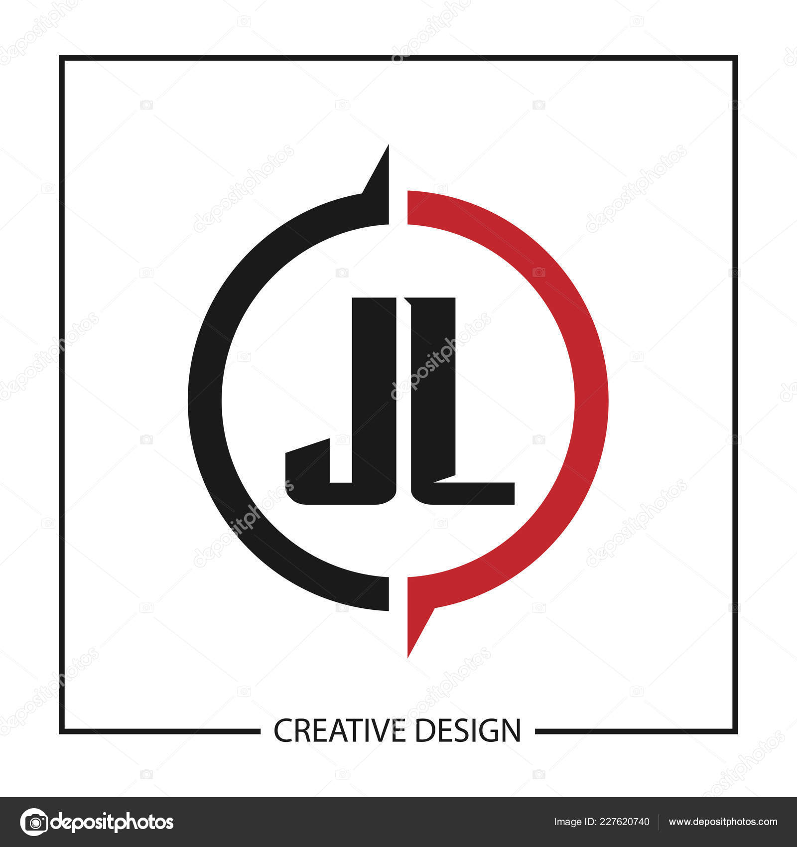 Initial JL logo template with modern frame. Minimalist JL letter logo  vector illustration design Stock Vector Image & Art - Alamy
