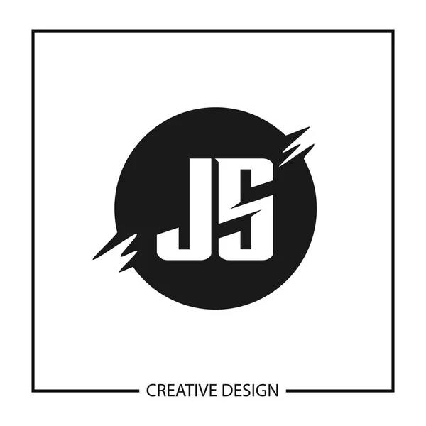 Eerste Brief Logo Sjabloonontwerp — Stockvector