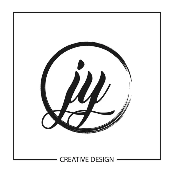 Lettre Initiale Modèle Logo Design — Image vectorielle