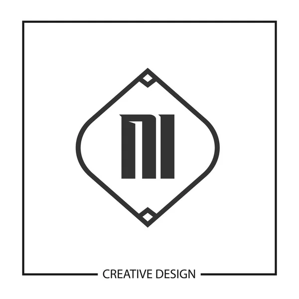 Lettre Initiale Modèle Logo Design — Image vectorielle