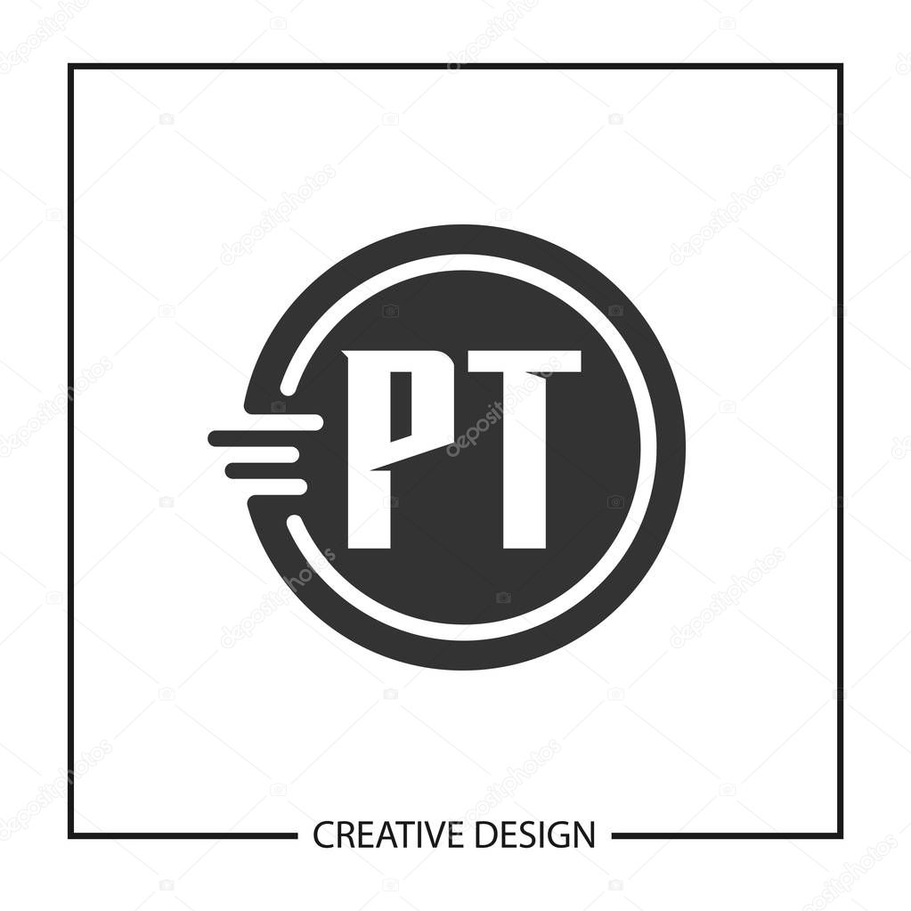 Initial Letter PT Logo Template Design Vector Illustration