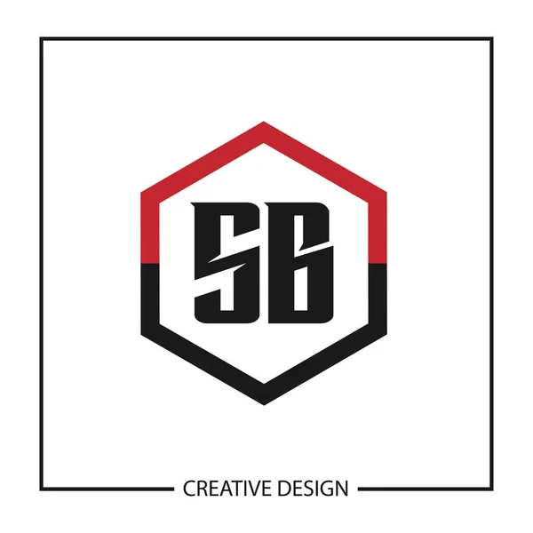 Initial Letter SB Logo Template Design Vector Illustration — Stock Vector