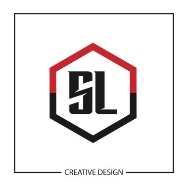 İlk harf Sl Logo şablonu tasarlamak vektör