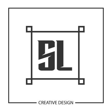İlk harf Sl Logo şablonu tasarlamak vektör