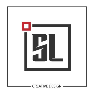 İlk harf Sl Logo şablonu tasarlamak vektör