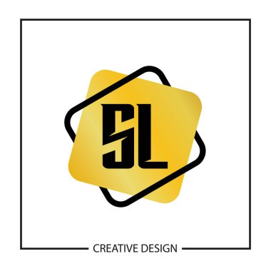 İlk harf Sl Logo şablonu tasarlamak vektör