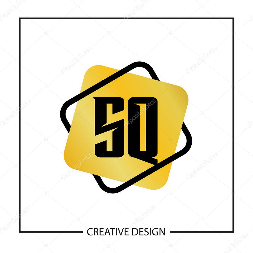 Initial Letter SQ Logo Template Design Vector Illustration