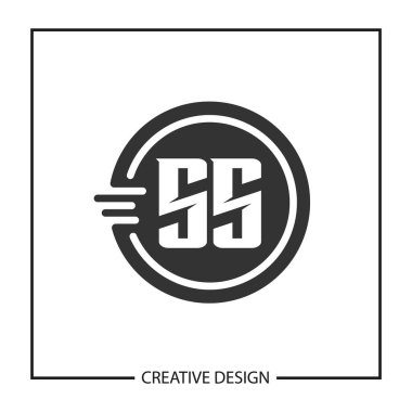 İlk harf Ss Logo şablonu tasarlamak vektör