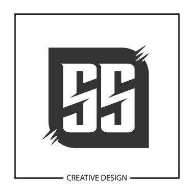 İlk harf Ss Logo şablonu tasarlamak vektör